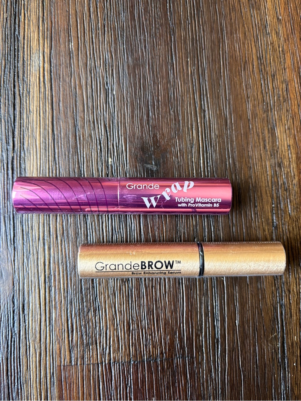Grande Wrap Tubing Mascara and Grande Brow Serum both NWT and not opened